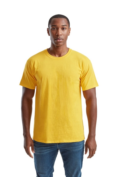 Tricou galben auriu Fruit of the Loom L