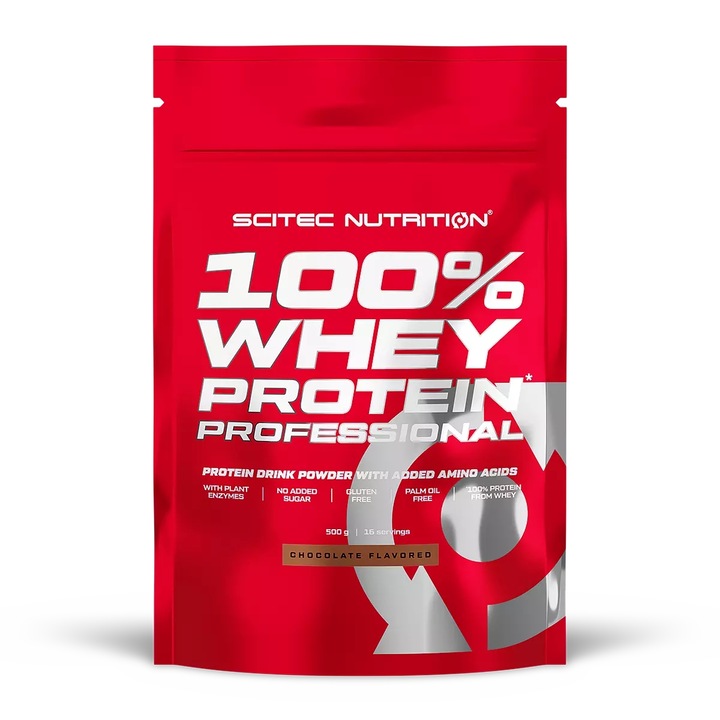 Proteina din zer 100% Whey Protein Professional, 0.92 kg, Ciocolata cu cocos, Scitec Nutrition