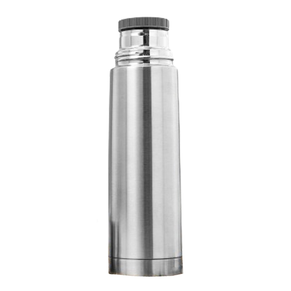 Thermos REER Per Bambini - Acciaio Inox, 450 Ml, Con Bicchiere Integrato, Argentato - Foto 3