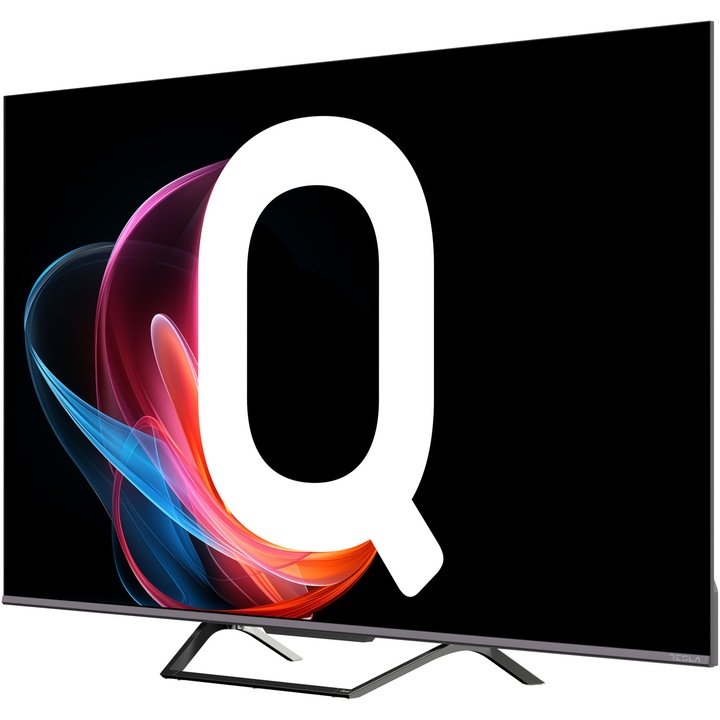 Televizor Tesla QLED Q55S939GUS, 139 cm, Smart Google TV, 4K Ultra HD, Clasa F
