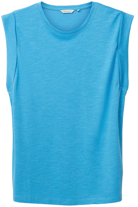 Tricou Jerseytop Tom Tailor, Albastru, Albastru