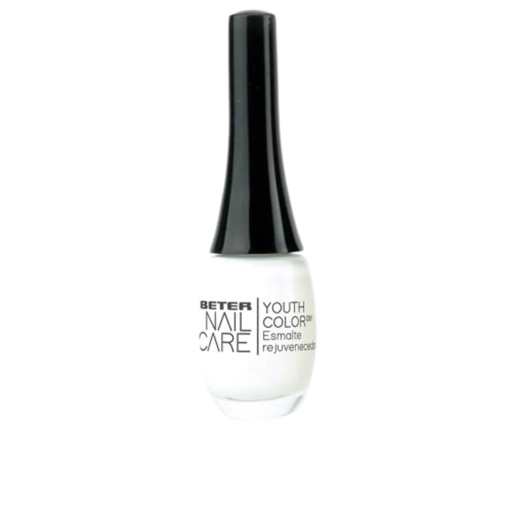 Körömlakk fényes felülettel, Beter Nail care ifjúsági szín, 061 fehér francia manikűr, 11 ml