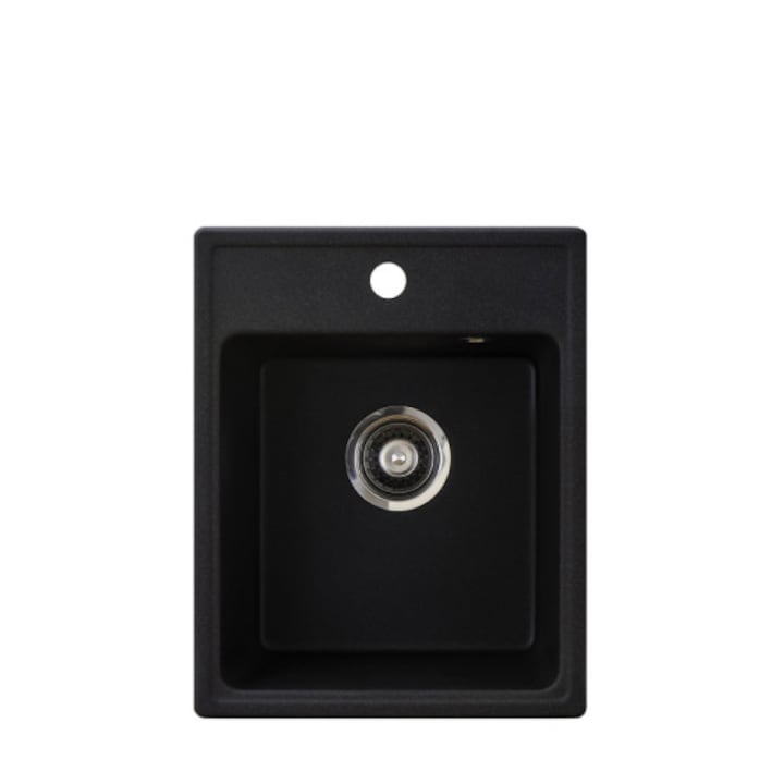 Chiuveta Granit Quadro 40 400X500 Neagra