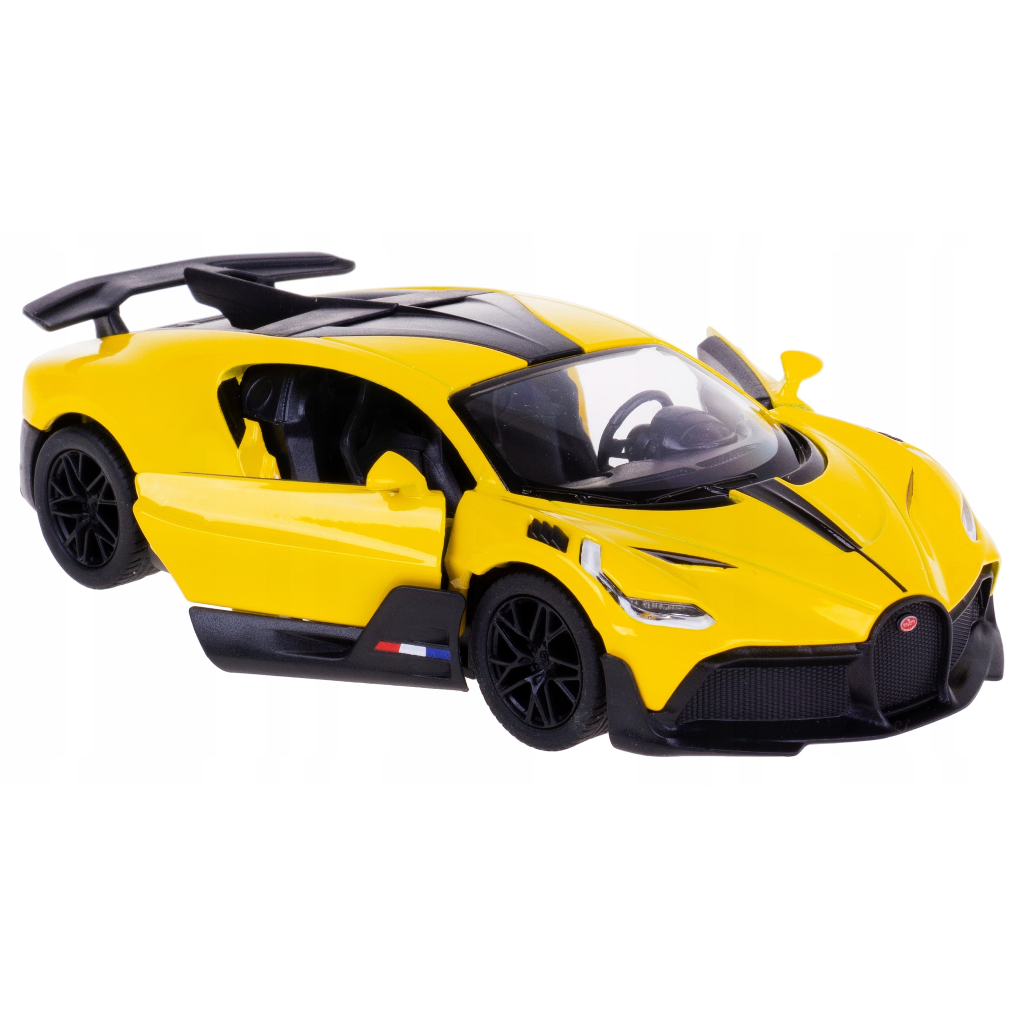 bugatti divo spielzeug Macheta metalica Bugatti Divo 1:34 Kinsmart, Galben, 12 cm - eMAG.ro