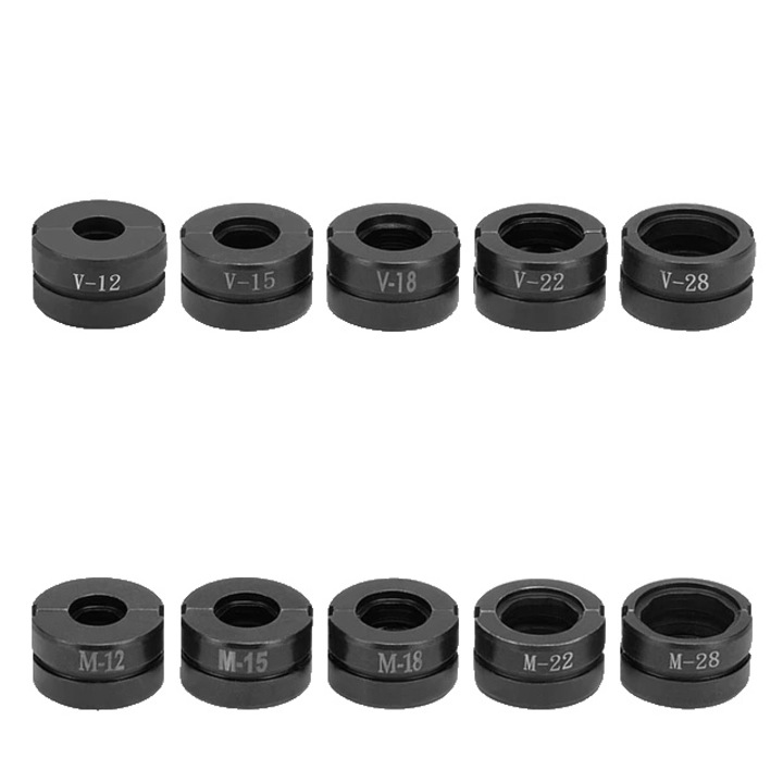 Instrument hidraulic de sertizare a tevilor, APRIL, Pentru fitinguri Pex, Fitinguri din cupru, V / M