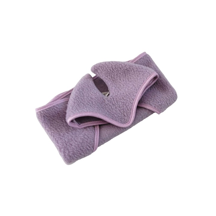 Set 2 accesorii imbracaminte pentru cal de jucarie, Super Hobby Horse, Lana, Mov