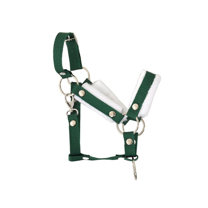 Állítható lókötő, Super Hobby Horse, Textil, Fehér, Zöld