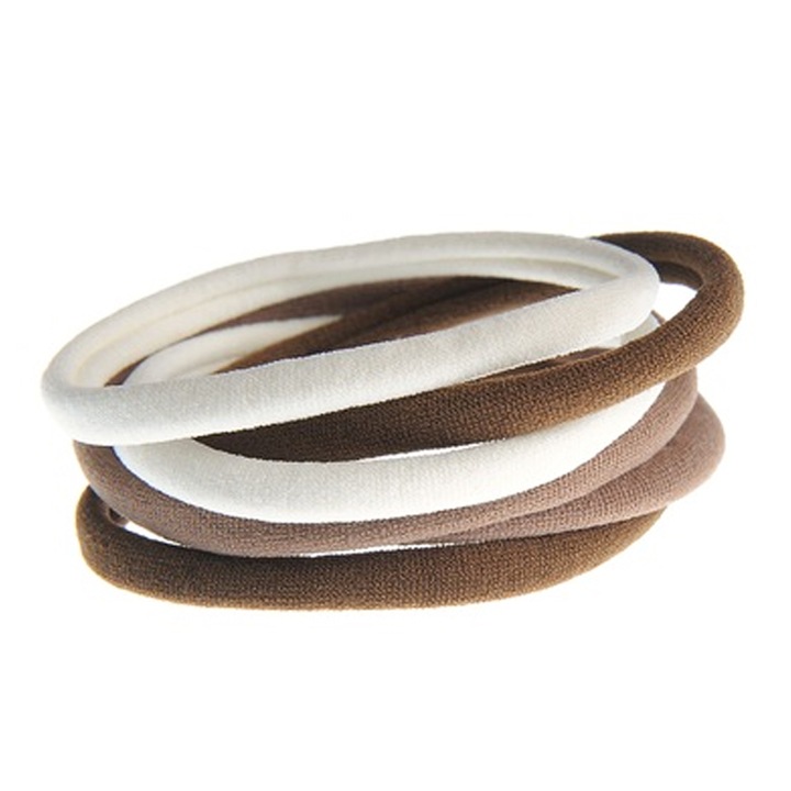 Set 10 elastice de par pentru fete Mini Junior MJ010324-1, Multicolor