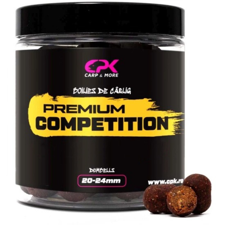 Boilies carlig CPK competition monster crab 20 & 24 mm dumbells, 100 g