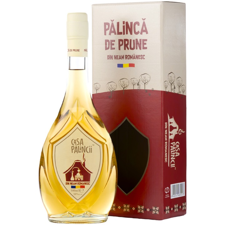 Palinca prune Casa Palincii, 50%, 0.5L