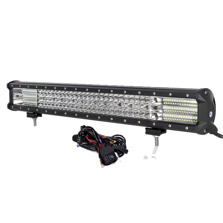 Bara de lumina LED, 23 inch, 570W, aluminiu aeronautic, IP67, 6000K, 23inch