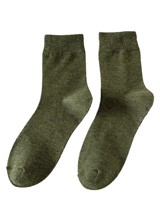 Sosete pentru barbati, Bumbac/Poliester/Elastan, Verde, 39-43