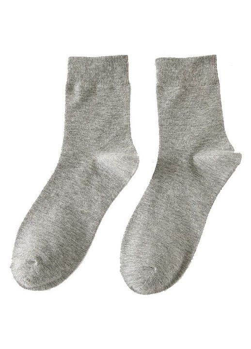 Sosete pentru barbati, Bumbac/Poliester/Elastan, Gri, 39-43