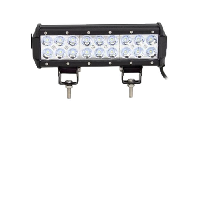 LED fénysor, 9 hüvelykes, 18 W, 6000K fehér, 10V-30V DC, alumínium, készlet