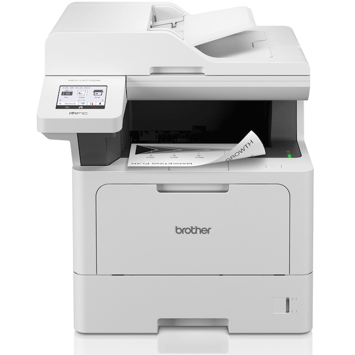 Мултифункционално лазерно монохромно устройство A4 mono fax Brother MFC-L5710DW