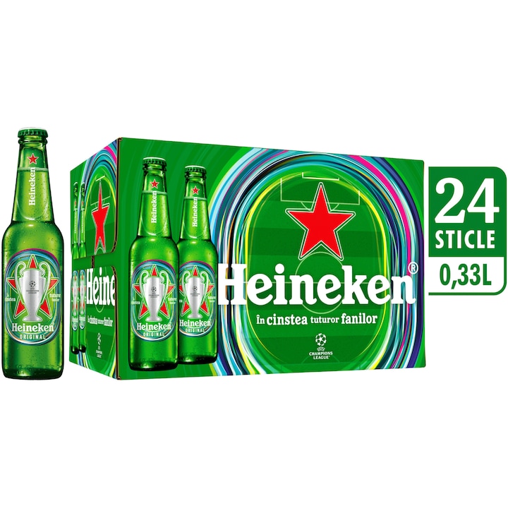 Bere Blonda Heineken, Sticla 24 x 0.33l