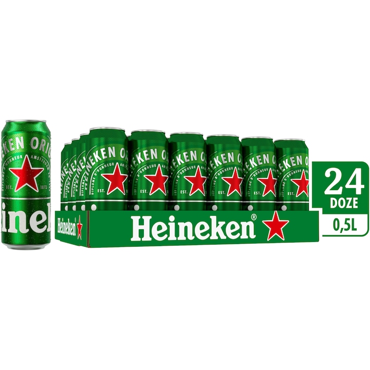 Bere Blonda Heineken, Doza, 24x0.5l