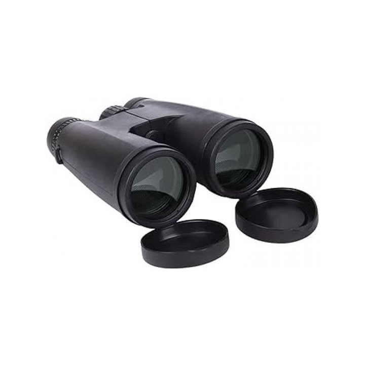 Binoclu de mare claritate 12x50 Ranger Moa, umplut cu azot, viziune in conditii nefavorabile, finisaj multi strat, impermeabil, anti aburire, corp aderent, cauciucat, rezistent, 164x136x61 mm, 822 g, negru