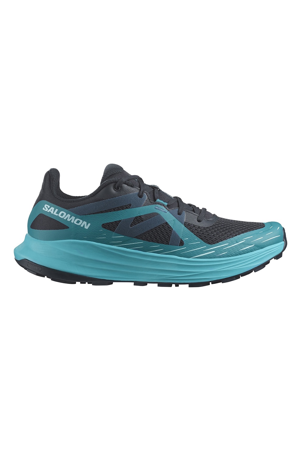 Salomon, Pantofi pentru alergare Ultra Flow Trail, Turcoaz, Gri carbune, 8.5