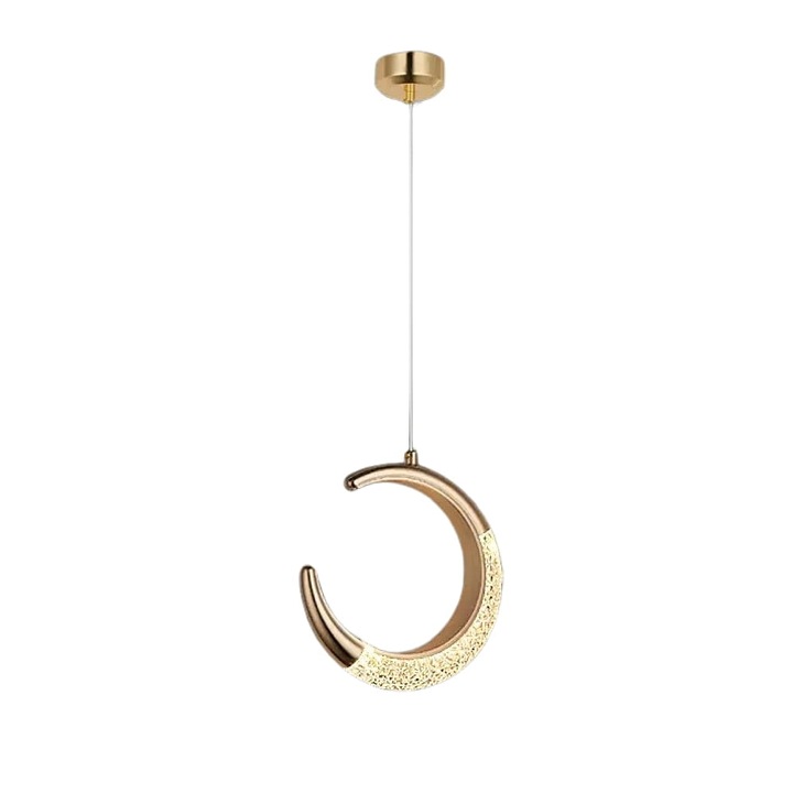 Lampa dormitor LuminiLux, GOLD, 22*20cm, Metal, LED