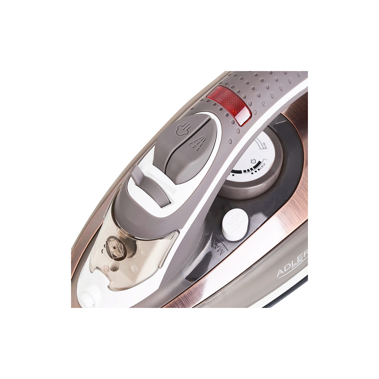 Fier de calcat ADLER AD5030 ceramic, 3000W, abur, 310ml, alb-cupru