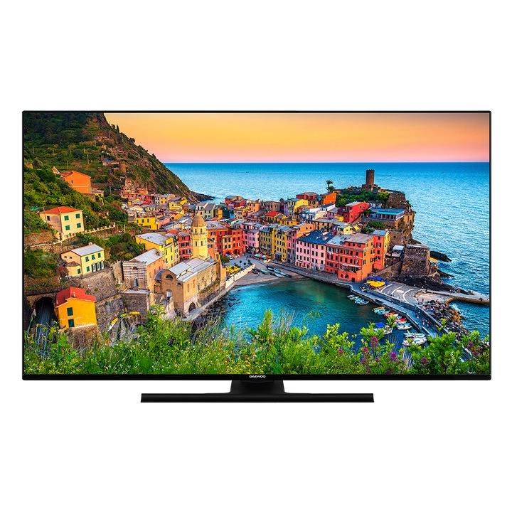 Televizor Daewoo 43DH55UQ/2 QLED UHD-4K, SMART, ANDROID, Wifi, Dolby Vision, 108 cm, Clasa G, Negru