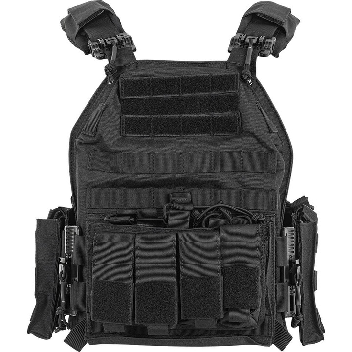 Vesta Tactica Airsoft Plate Carrier 8944-1 Neagra GFC Tactical marime one size