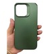 Husa pentru Apple iPhone 15 Pro Max, Flippy, din Silicon Lichid, Interior din Microfibra, Lentile Fosforescente de Protectie Camera, Anti Amprenta, Rezistenta la Socuri, Verde