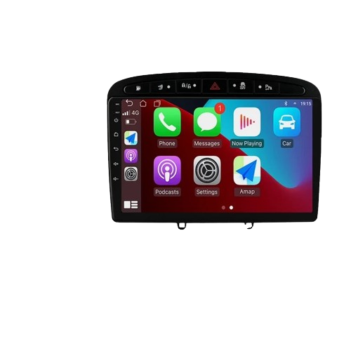 Radio Android 9" 4G+64G Para Peugeot 308/408 2007-2015 - CarPlay Inalámbrico, Android Auto, GPS, Cámara Trasera