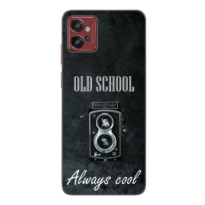 Husa compatibila cu Motorola Moto G32 Silicon Gel Tpu Model Retro Camera