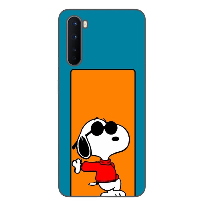 Husa compatibila cu OnePlus Nord Silicon Gel Tpu Model Snoopy