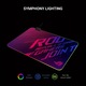 MousePad Gaming, KINSI, RGB светлини, неплъзгаща се, гумирана основа, 7 режима на осветяване, 800x300x4 mm, A901