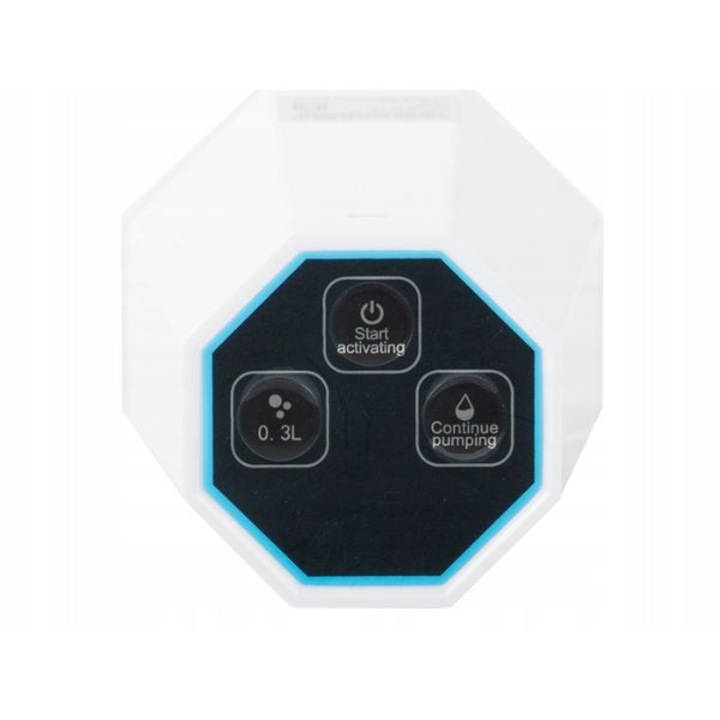 Pompa electrica pentru distributia apei cu filtru inclus, Compatibil cu sticle de plastic, Putere 5 W, Voltaj 5 V, Acumulator Lithium, Incarcare prin USB in 5h, Functie de operare continua