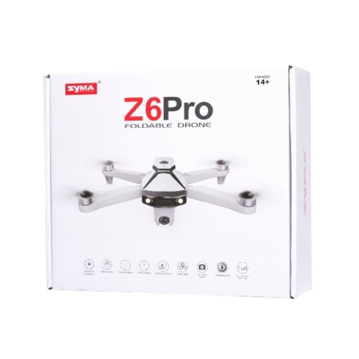 RC Syma Z6PRO GPS 4K 5G Wifi FPV 2.4GHz камера с дистанционно управление Drone. 14 години