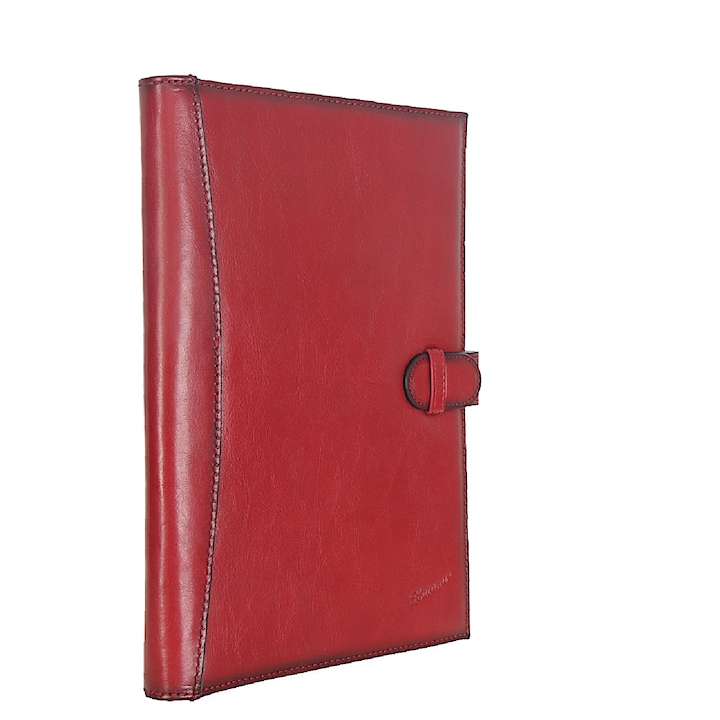 Valódi bőr aktatáska 83K68009.56 Katana, Visiniu