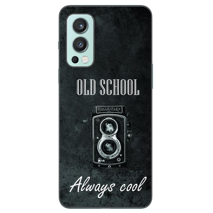 Калъф, съвместим с ретро камера OnePlus Nord 2 Silicon Gel Tpu