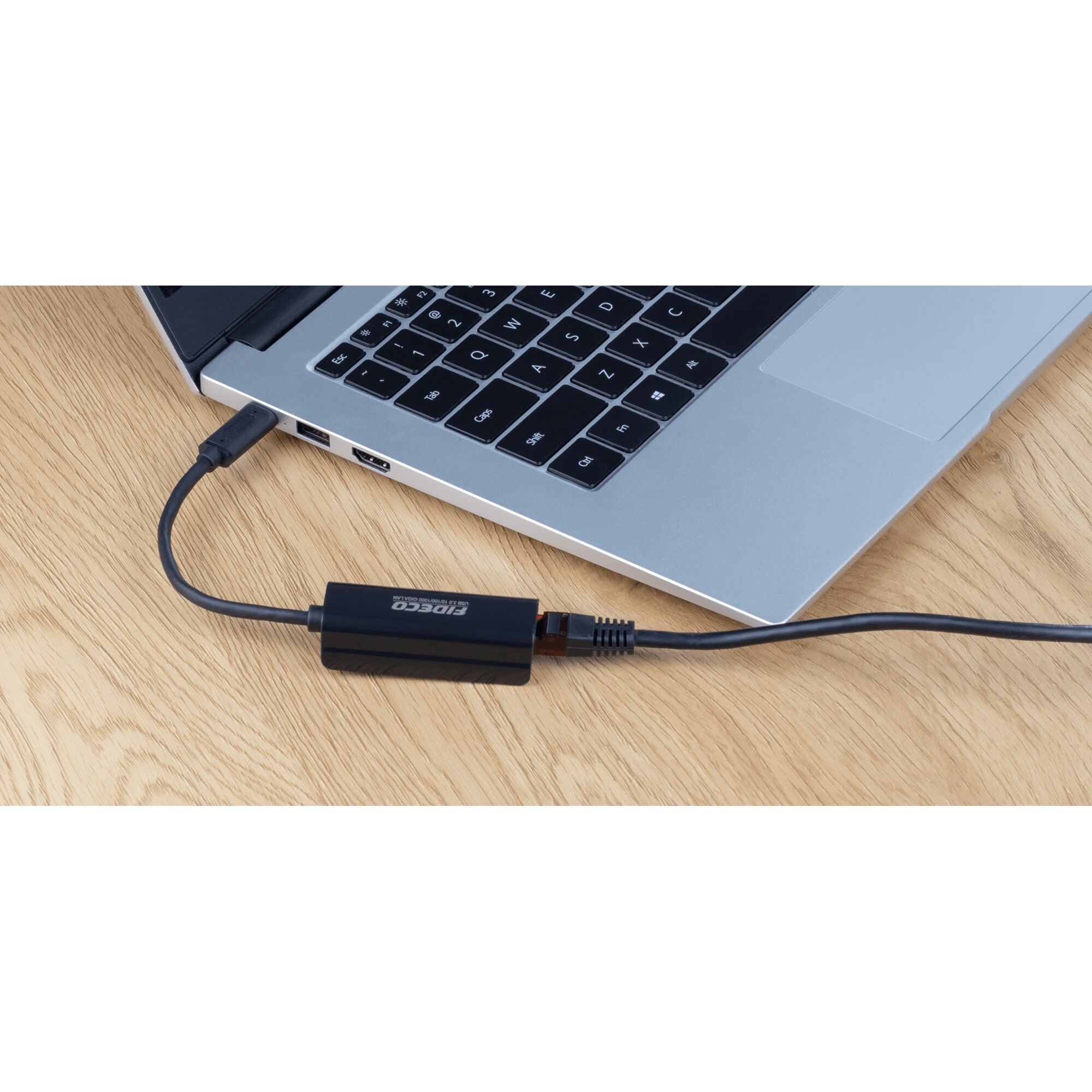 Мрежова карта USB C към RJ45 Gigabit Ethernet Fideco USB Type-C за LAN ...