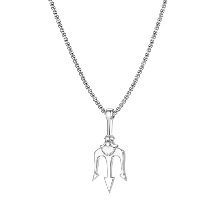 Lant Trident, Urban, Barbati, Stainless-Steel, Argintiu