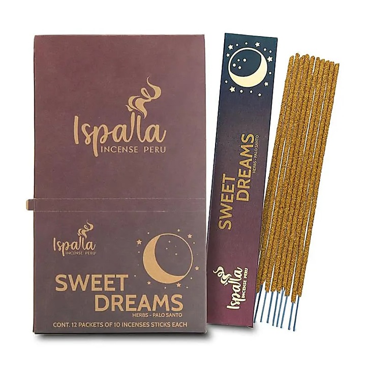 10 Shamanic Ispalla illatpálcika | aromaterápiához | Lucid Dreams | Palo Santo, vanília és levendula aroma