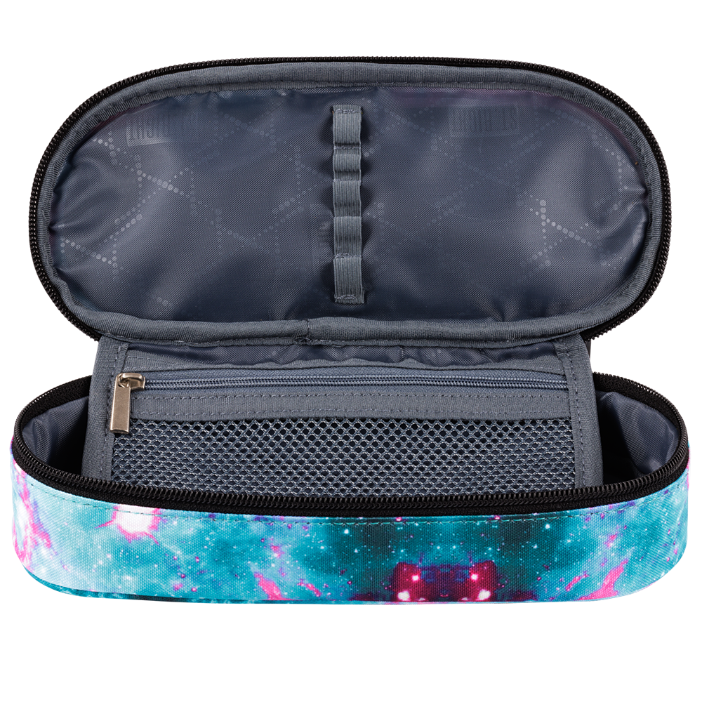 Pochette Câbles TROIKA Business Tech Pouch 2 - Organisation Accessoires électroniques - 6 Poches Filet - Polyester