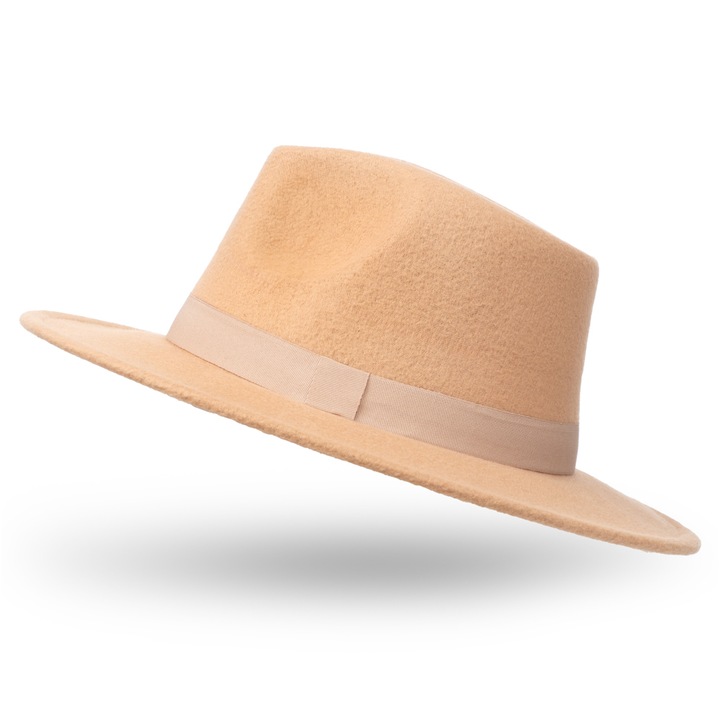 Palarie, cu banda, Unisex, Aleszale, Bej