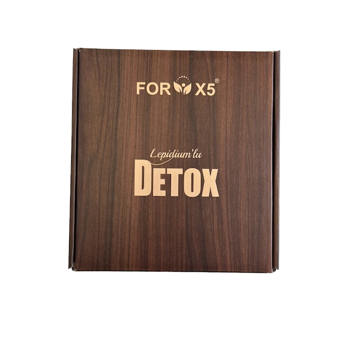 Ceai de slabit Lepidium'lu Detox ForX5, 90 plicuri x 4g