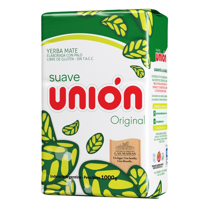 Yerba Mate Union Suave tea, 1 kg