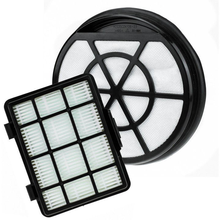 Комплект от 2 филтъра за прахосмукачка Bosch Serie 2 BGC/BGS, BGC05AAA1. BGC05AAA2. BGC05A220, Черен