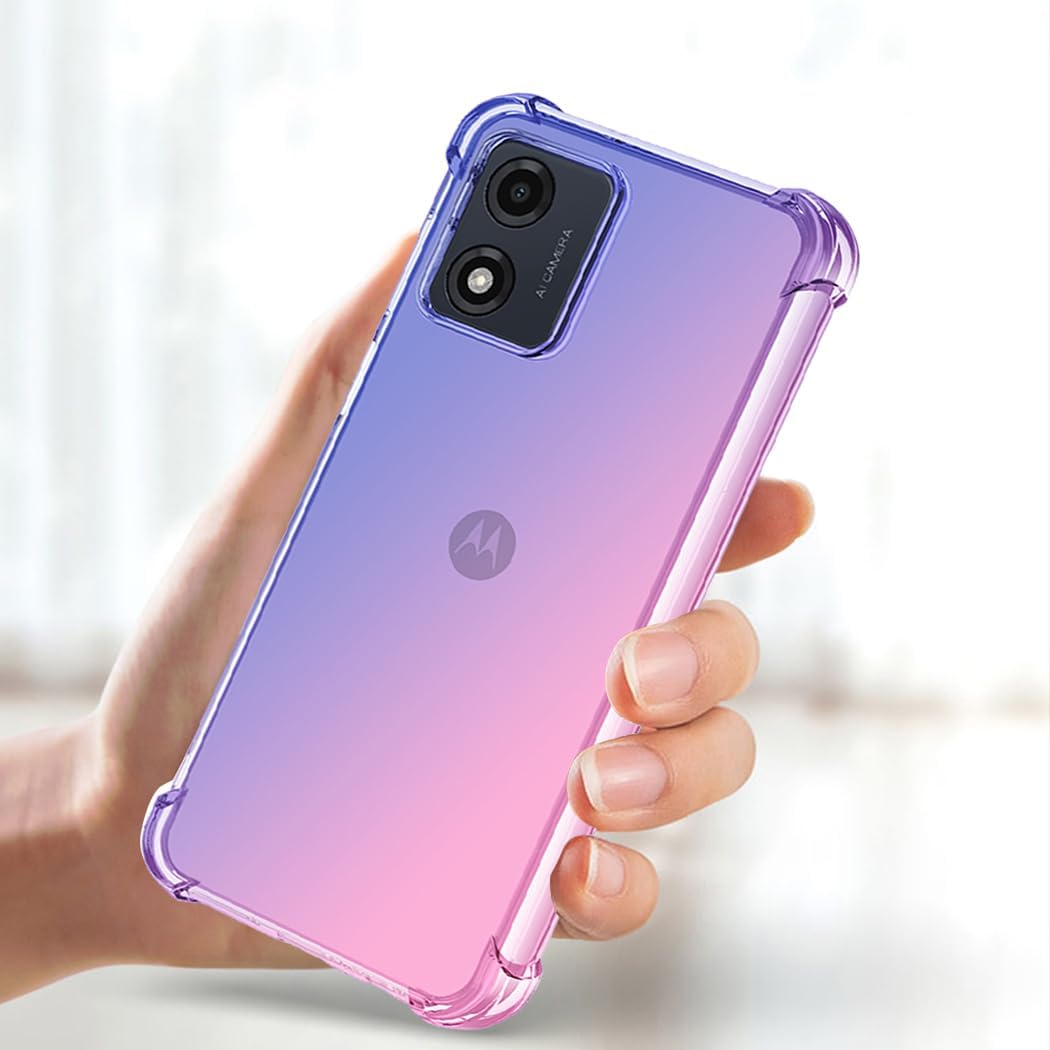 Husa protectie Mat-Tech compatibila cu Motorola Moto E13, Protectie Camera, Colturi anti-soc, Decupaje Precise, Rezistenta la impact, Margini ridicate pentru protectia ecranului, Transparenta