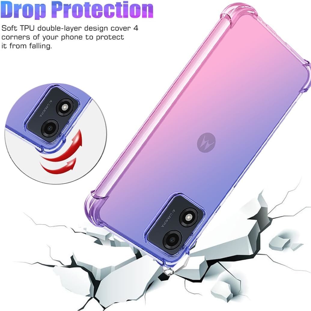 Husa protectie Mat-Tech compatibila cu Motorola Moto E13, Protectie Camera, Colturi anti-soc, Decupaje Precise, Rezistenta la impact, Margini ridicate pentru protectia ecranului, Transparenta