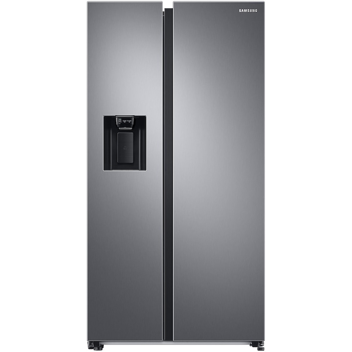 Хладилник Side-by-side Samsung RS68CG852DS9EF, 634 л, Клас D, Full No Frost, Twin Cooling Plus, Smart Conversion 5 in 1, Compressor Digital Inverter, Диспенсър за вода и лед без връзка, Smart Things WiFi, AI Energy, H 178 см, Inox