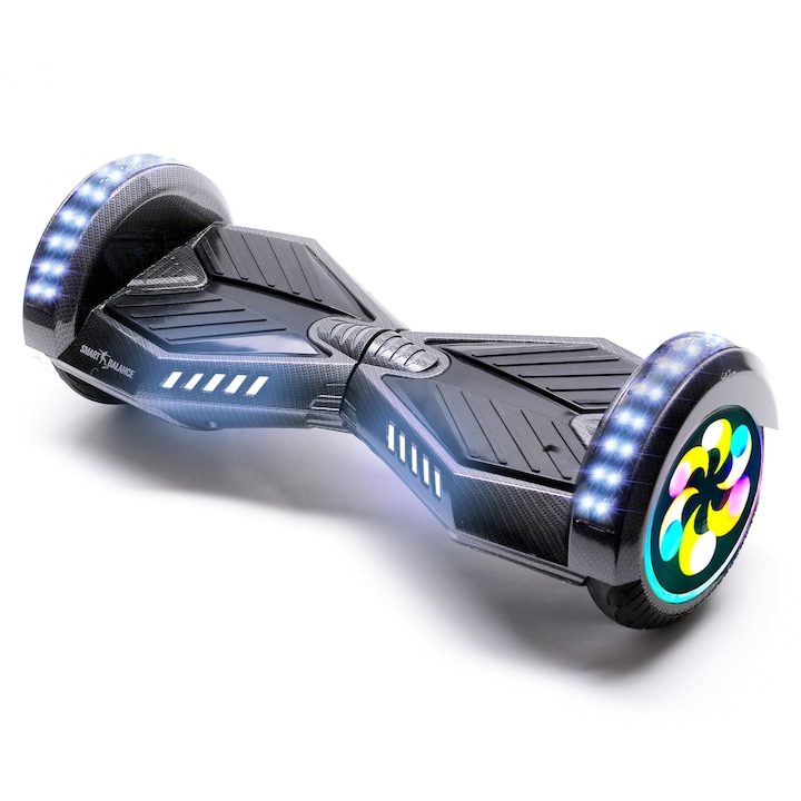 Hoverboard 8 inch, Transformers Carbon PRO, Autonomie Extinsa, Smart Balance