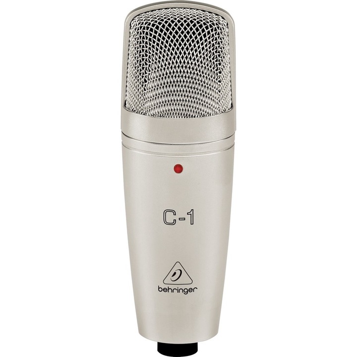 Микрофон Behringer C-1, Студиен, Кардиоиден, Стойка за бюро, XLR-3, 54x180 мм