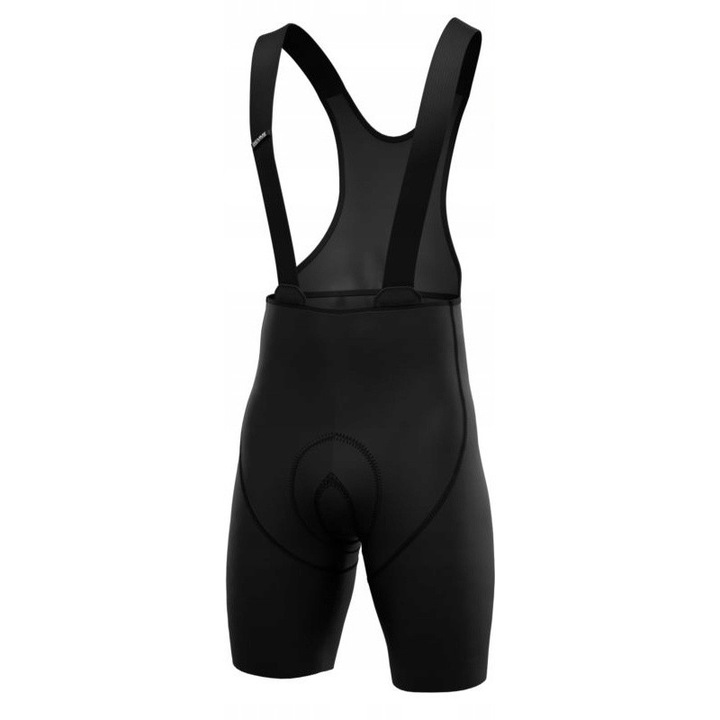 Ferfi kerekparos nadrag Garun 5.0, Biemme, Lycra, Fekete, Fekete